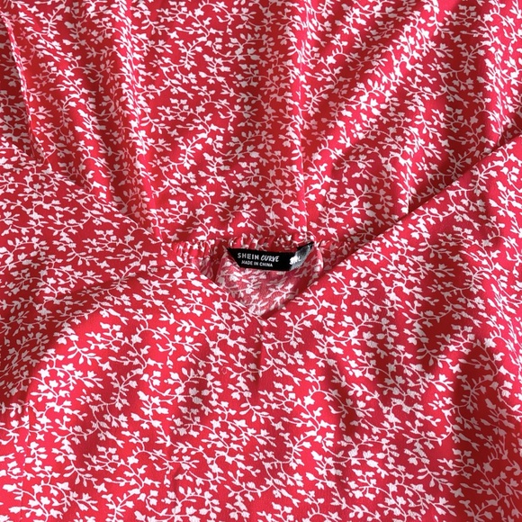 Shein Curve Peplum Top - Picture 9 of 9